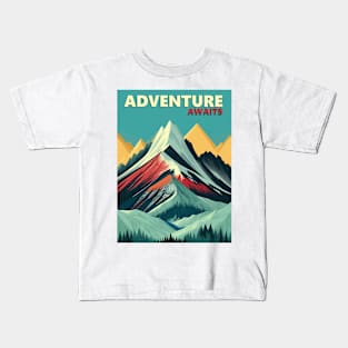 Adventure Awaits Kids T-Shirt